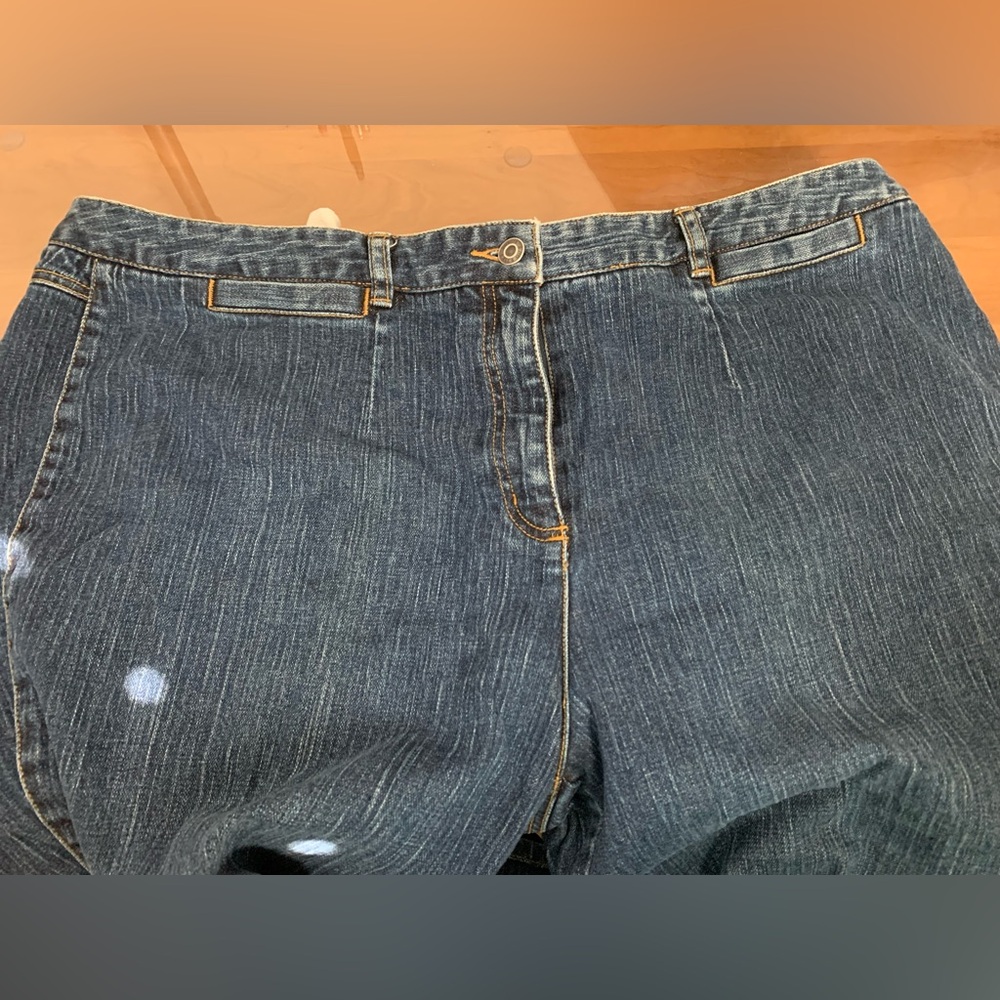 Talbots Dark Blue Cropped Jeans - Picture 5 of 8